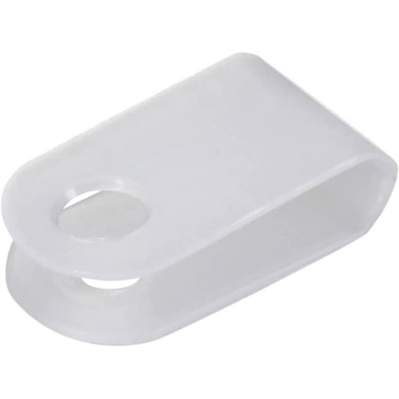 Cable Clips,Wire Holder,Cord Management Organiser Clamps Home and Office, 100Pcs U-Type Cable Clamp Organizer Cord Clips for Wire Management 3.3mm Nylon White