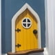 thumbnail image 4 of Más popular Puerta de hadas Ao Pixie, puerta del ratón, puerta de elfo de madera abierta con Pixie divertido, decoración DIY, puerta de elfo 3D (amarillo), 4 of 5
