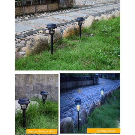 10 Pack Solar Outdoor Garden Lights LED Stake Landscape Yard Lawn Decor Lamps
