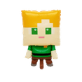 thumbnail image 4 of 12PCS Pixel Mining Game Characters Foil Balloons – Adventure Building Block Theme Party Decorations, 4 of 7