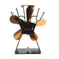 thumbnail image 4 of 5 Blade Fireplace Fans Fan Heat Powered Heat Powered Base Heat Powered Stove Fan Thermoelectric Thermal Fan for Kerosene Stove Wood Stove(02), 4 of 8