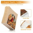 thumbnail image 3 of Ryvnso Red Cardinal in Autumn Acrylic Napkin Holder Table Kitchen Paper Tissue Organization, 3 of 7