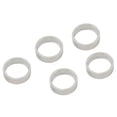 thumbnail image 2 of Wheels Manufacturing 10mm 1" Headset Spacer Silver Bag/5, 2 of 2