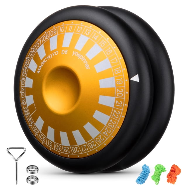 YOYO MAGICYOYO D6 Yo-Yo Metálico Multiusos con Giro para Dedos