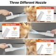 thumbnail image 4 of PUPIHOM Pet Hair Dryer, Blower for Grooming with  Airflow & Temperature Control, Smart Pet Dryer with LED Screen, 3 Nozzles, with High Velocity Negative Ion Motor, With Remote Control Handle, 4 of 8