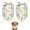 Pastel Princess Flower, variant on Dog Bandana 2 Pack,Pastel Princess Flower Pattern Bandanas for Dogs,Cat Bandana,Small/ Large Dog Bandana 2 Size,Dog Bandanas