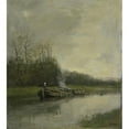 thumbnail image 3 of Anton Mauve 15x16 Black Modern Framed Museum Art Print Titled - Trekvaart (C. 1860 - C. 1888), 3 of 5