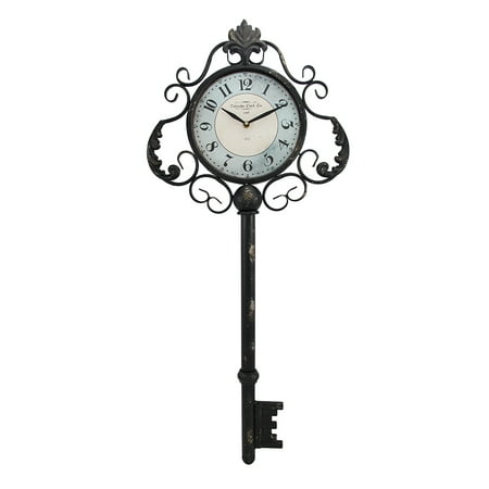  Decorative  Antique Key Shaped Wall  Clock  Walmart  com