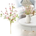 thumbnail image 2 of Artificial Flowers,24pcs Love Flower Branches Festival Heart Shaped Star Berry Cutting Simulation Red Home Decoration Flower Arrangement Jewelry, 2 of 4