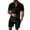 Gray, variant on Vedolay Mens Short Set Men's Summer 2 Piece Outfits Casual Short Sleeve Shirts and Classic Fit Shorts Sets,Green 3XL