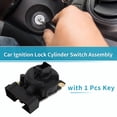 thumbnail image 2 of Cilindro de bloqueo de encendido de automóvil ensamblaje de plástico negro compatible con Chrysler Neon 2000-2002, 2 of 6