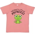 thumbnail image 3 of Inktastic Daddy's Little Princess Cute Frog Girls Toddler T-Shirt, 3 of 5