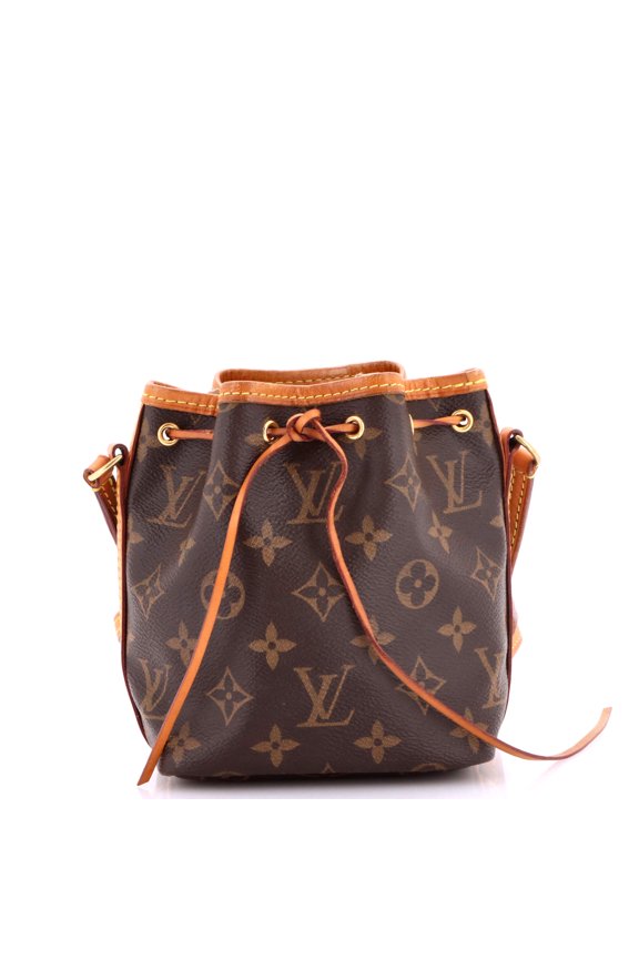 Pre-Owned Noe Handbag Monogram Canvas Nano By Rebag
