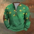 thumbnail image 1 of Ceisia Men's Fashion Printed Round Neck Casual Daily Long Sleeve Top Gift, 1 of 5