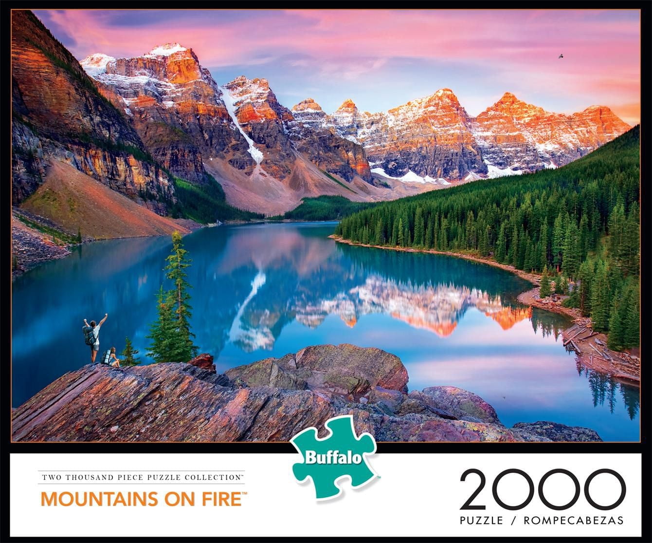 Buffalo Games - Photo & Art - Mountains on Fire - 2000 Piece Jigsaw Puzzle