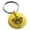 Gold, variant on Stainless Steel Tribal Kraken Engraved Small Medallion Circle Charm Keychain Keyring