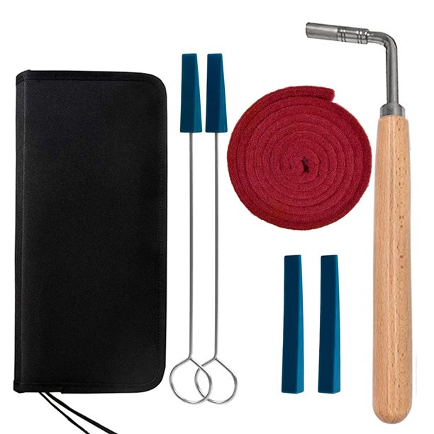 Kit de afinación de piano Ecloud Shop Professional con 6 herramientas y funda