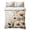 White Ivory, variant on Twin Quilt Set 68''x86'', Sunflower Brown Lightweight Summer Bedspread Coverlet Set with 2 Pillow Shams, Retro Southwest Country Plant Leaf Floral Breathable All Season Quilt Bedding for Dorm/Bedroom
