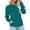 Turquoise #027, variant on Crewneck Sweatshirts for Women No Hood Fall Casual Long Sleeve Pullover Tops Loose Sweatshirt with Pocket Wine XL