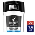 thumbnail image 2 of Degree Men UltraClear Antiperspirant Deodorant Black+White, Fresh 1.6 oz, 2 Count, 2 of 3