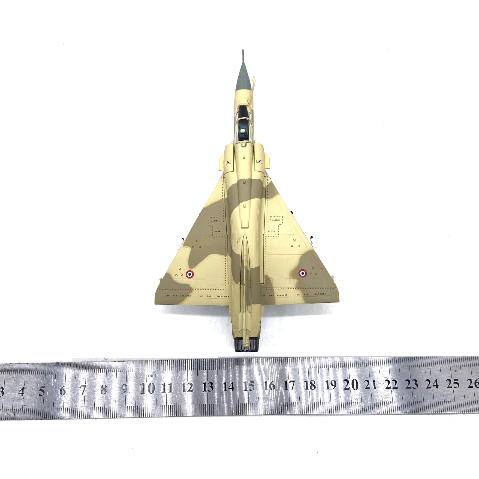 French Air Force Mirage 2000 Diecast Model Airplane for Father's Day Aviation-Themed Gift