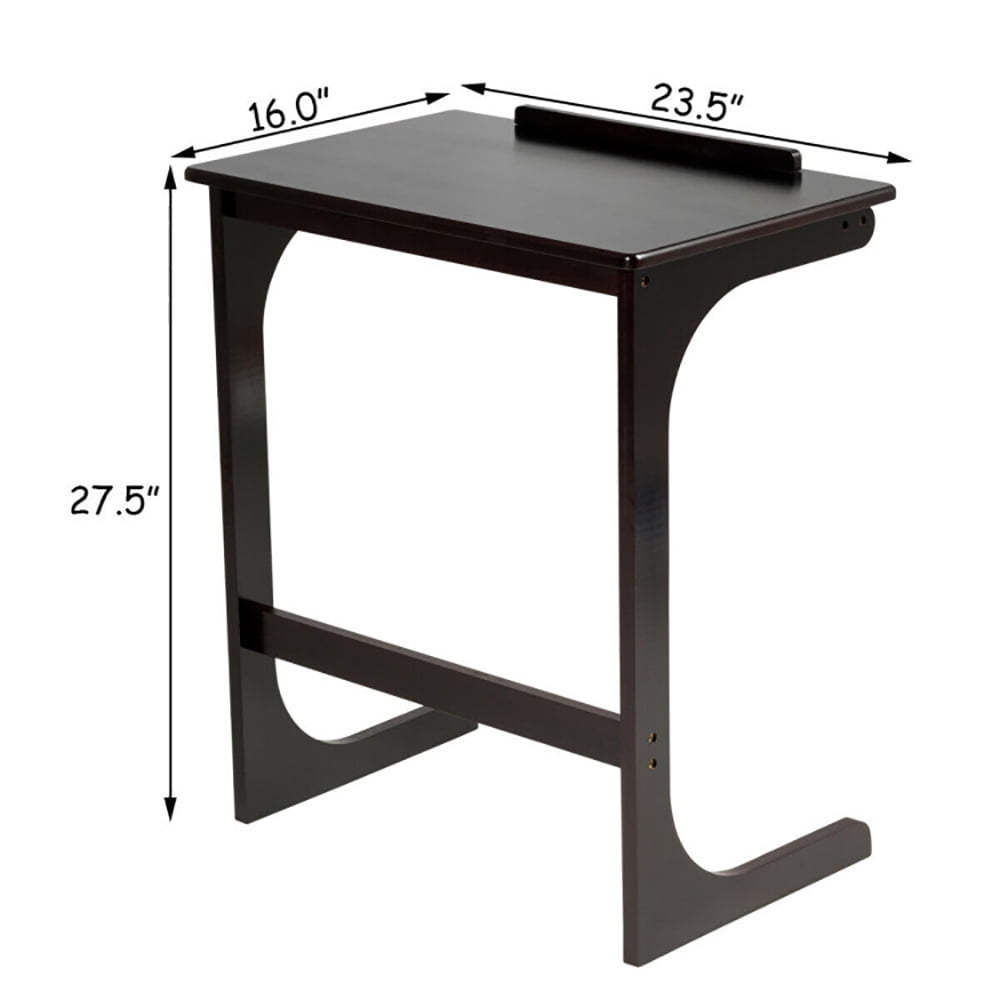 Finihen Adjustable End Table, Adjustable C-Shape Couch End Table wth Tilting Top, Sofa Side Table, Bed Side Table, for Living Room, Bedroom, Brown Finihen Adjustable End Table, Adjustable C-Shape Couch End Table wth Tilting Top, Sofa Side Table, Bed Side Table, for Living Room, Bedroom, Brown
