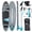 Blue, variant on PRO MARINE 12' Inflatable Stand up Paddle Boards Adjustable Paddle SUP Carry Bag & Fast Pumping Orange