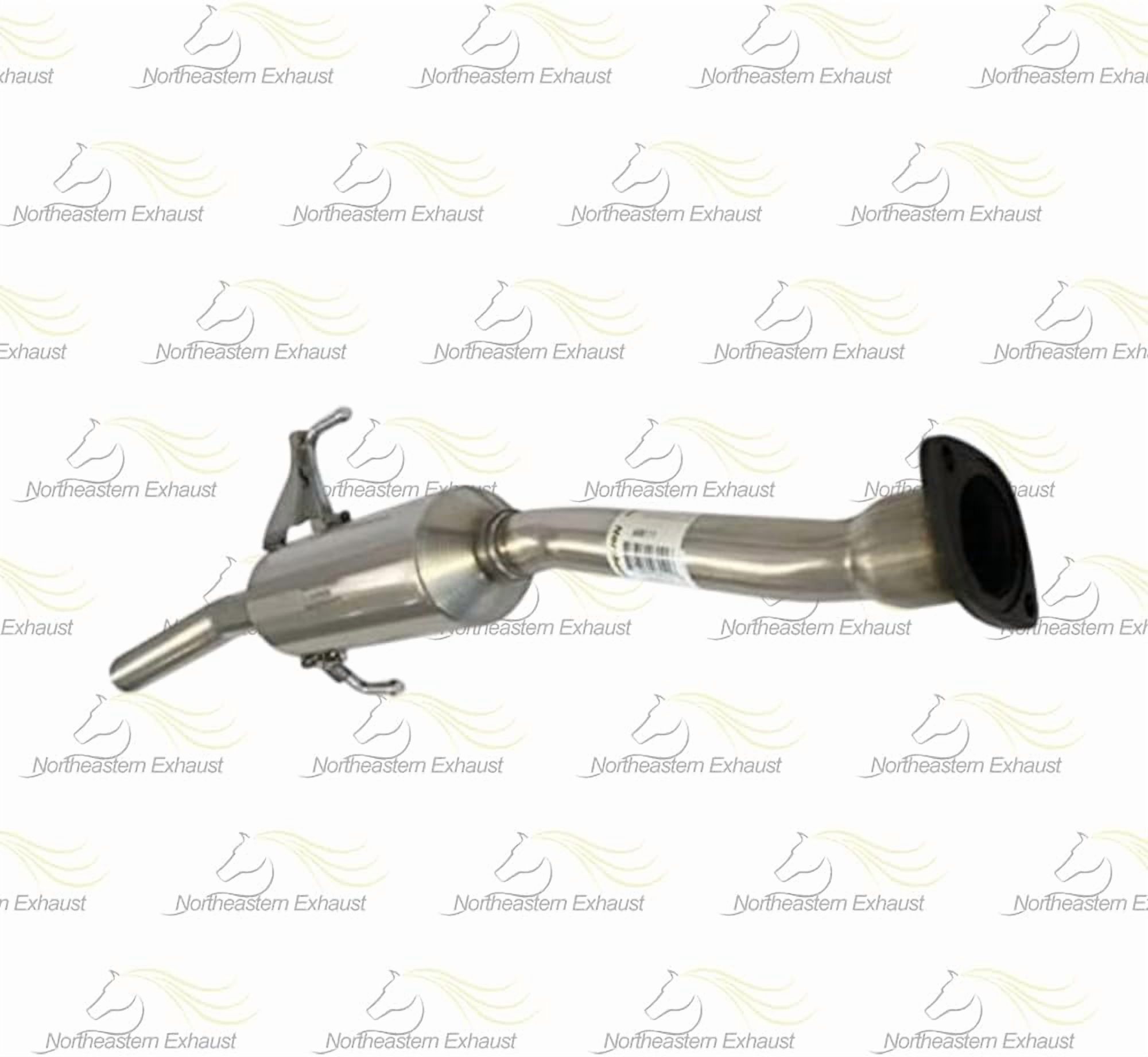 Stainless steel Exhaust Resonator pipe with Hangers and Bolts compatible with 2001-03 RAV4