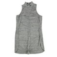 thumbnail image 1 of Blusa tejida texturizada Bar III para mujer gris extra pequeña, 1 of 2