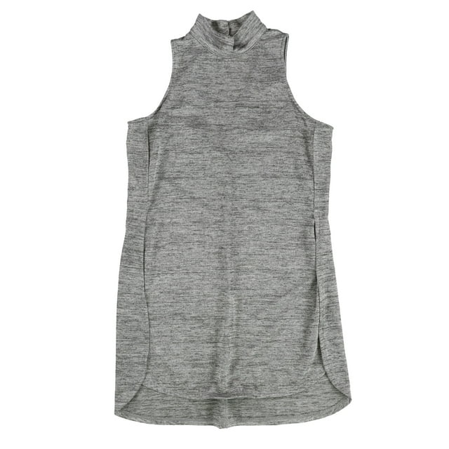 Blusa tejida texturizada Bar III para mujer gris extra pequeña