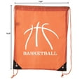 thumbnail image 2 of Mato & Hash Basketball Drawstring Bags with 3,6, and 10 pack bulk options, 2 of 4