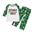 thumbnail image 2 of Pijama familiar europeo con estampado navideño de moda, traje para padres e hijos, blusa y pantalones de poliéster., 2 of 3