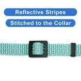 thumbnail image 4 of Pawtitas Reflective Cat Collar with Safety Buckle and Removable Bell Cat Collar Kitten Collar Teal Cat Collar, 4 of 8
