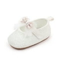 thumbnail image 5 of Baby Girls Princess Shoes, Soft Bow Flower Non-slip Toddler Shoes, 5 of 6