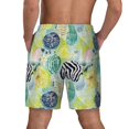 thumbnail image 2 of Haiem Shell Clam Mens Swim Trunks with Compression Liner 2 in 1 Swimming Shorts Stretch Swimwear Quick Dry,Board Shorts-XX-Large, 2 of 9