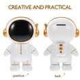 thumbnail image 2 of MasteelfCA Astronaut Piggy Bank Coin Bank Spaceman Money Box Multi-functional Astronaut Figurine Decor, 2 of 8