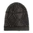 thumbnail image 4 of Herrnalise Outdoor Winter Adult Keep Warm Printing Hats Plush knitted Woolen Hat, 4 of 5