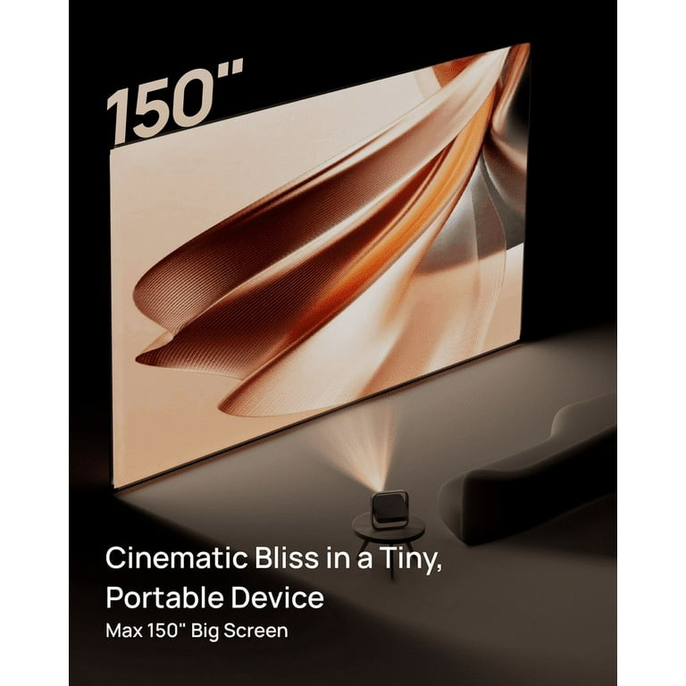 XGIMI Elfin Flip Portable Projector, 1080P FHD, DLP Projector