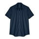 thumbnail image 4 of Camisa Elvqul de Hombre Manga Corta Liso Azul Marino Playa Cuello V, 4 of 6