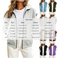 thumbnail image 3 of Women's Sleeveless Zip Up Sweatshirt Vest Stand Collar Athletic Sweatshirt Jacket with Pockets for Spring Fall Winter Daily Athleisure Loungewear, 3 of 8