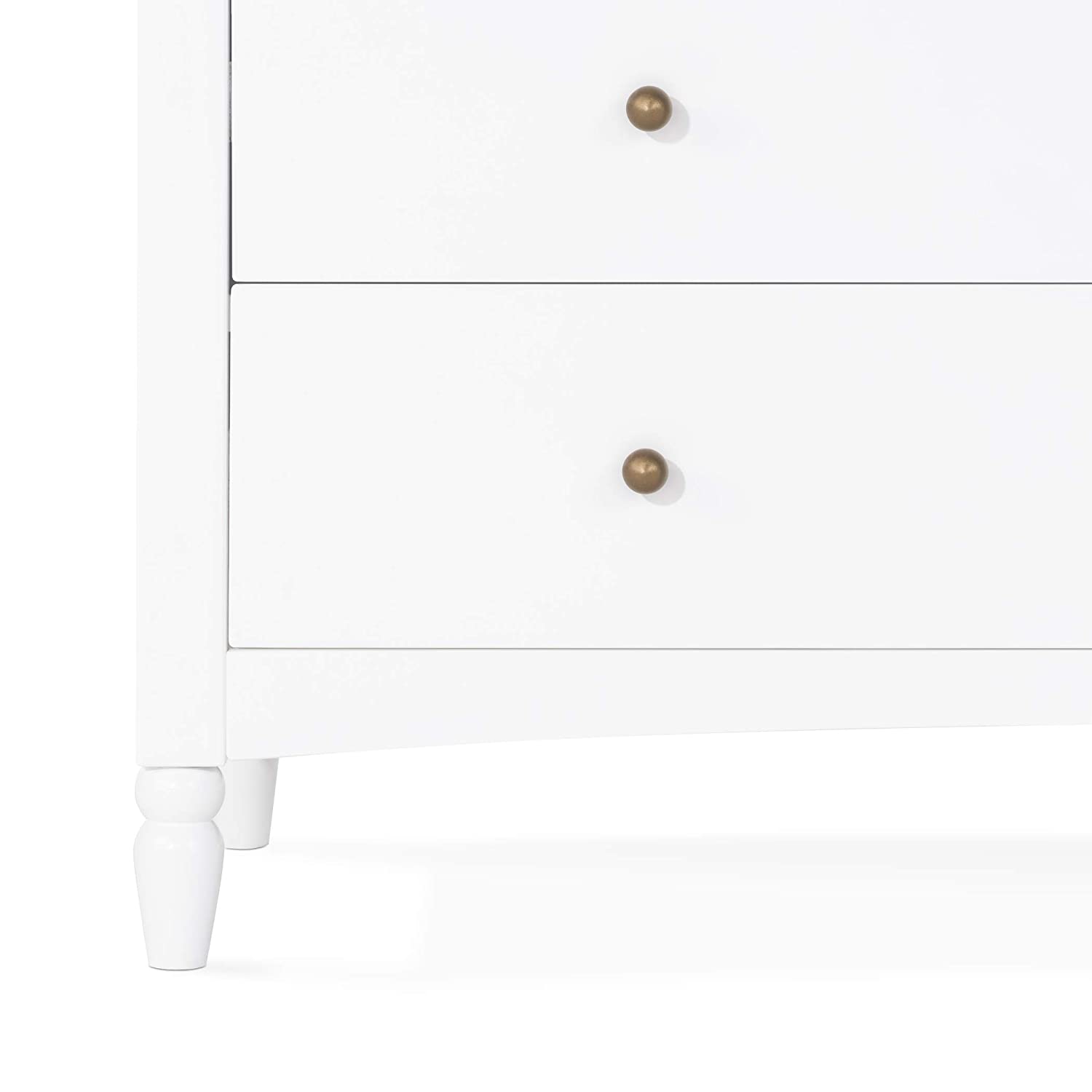 Stella 3-Drawer Dresser, Matte White