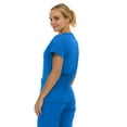 thumbnail image 2 of Medichic Women's Medical Scrubs Top - V-Neck 4-Way Stretch with 3 Pockets - Available in 20+ Colors, 2 of 3