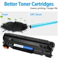 thumbnail image 4 of NineLeaf Compatible Toner Cartridge Replacement for Canon 137 CRG137 9435B001AA use for ImageClass MF247dw LBP151dw MF212w MF216n MF217w MF227dw MF236n MF244dw MF249dw Printer (Black, 6-Pack), 4 of 7