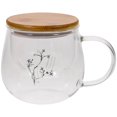 thumbnail image 2 of 1 juego de tazas de té de vidrio, filtros para té, taza y tapa, taza de leche de vidrio, taza de té, taza de agua de vidrio, 2 of 5