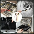 thumbnail image 4 of BAETEUY Gas Stove Liner Anti-stain Non-sticky Anti-deform 5-hole Prevent Splashing Efficient Cleaning PTFE Fiberglass Gas Anti-dirty Mat Home Supply, 4 of 7