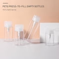 thumbnail image 2 of Liquid Push Down Pump Dispenser Empty Bottle with Flip Top Cap (300ml/10.1 fl.oz), 2 of 5