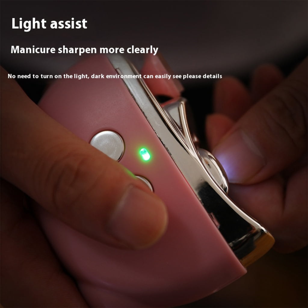 2 in 1 Automatic Electric Nail Clippers Nail File Toenail Trimmer for Kids