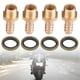 thumbnail image 5 of Adaptador de tornillo del enfriador de aceite, 4 piezas Adaptador del sistema enfriado por aceite del enfriador de aceite de la motocicleta Tornillo del enfriador de aceite El mejor de su clase, 5 of 8