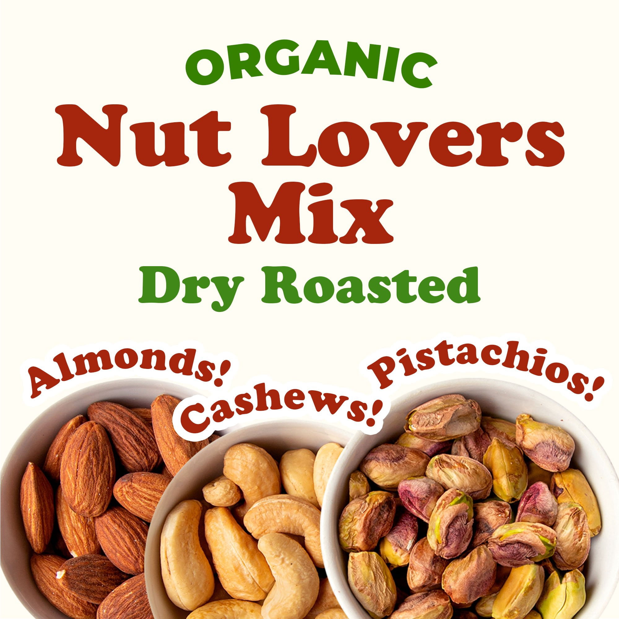 Nut Lovers Mix, 2 Pounds – Vegan, Kosher, Bulk – by Food to Live