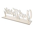 thumbnail image 4 of Cute Wooden Guestbook Sign Wedding Decor Freestanding Sign Decoration Diy Gift, 4 of 5